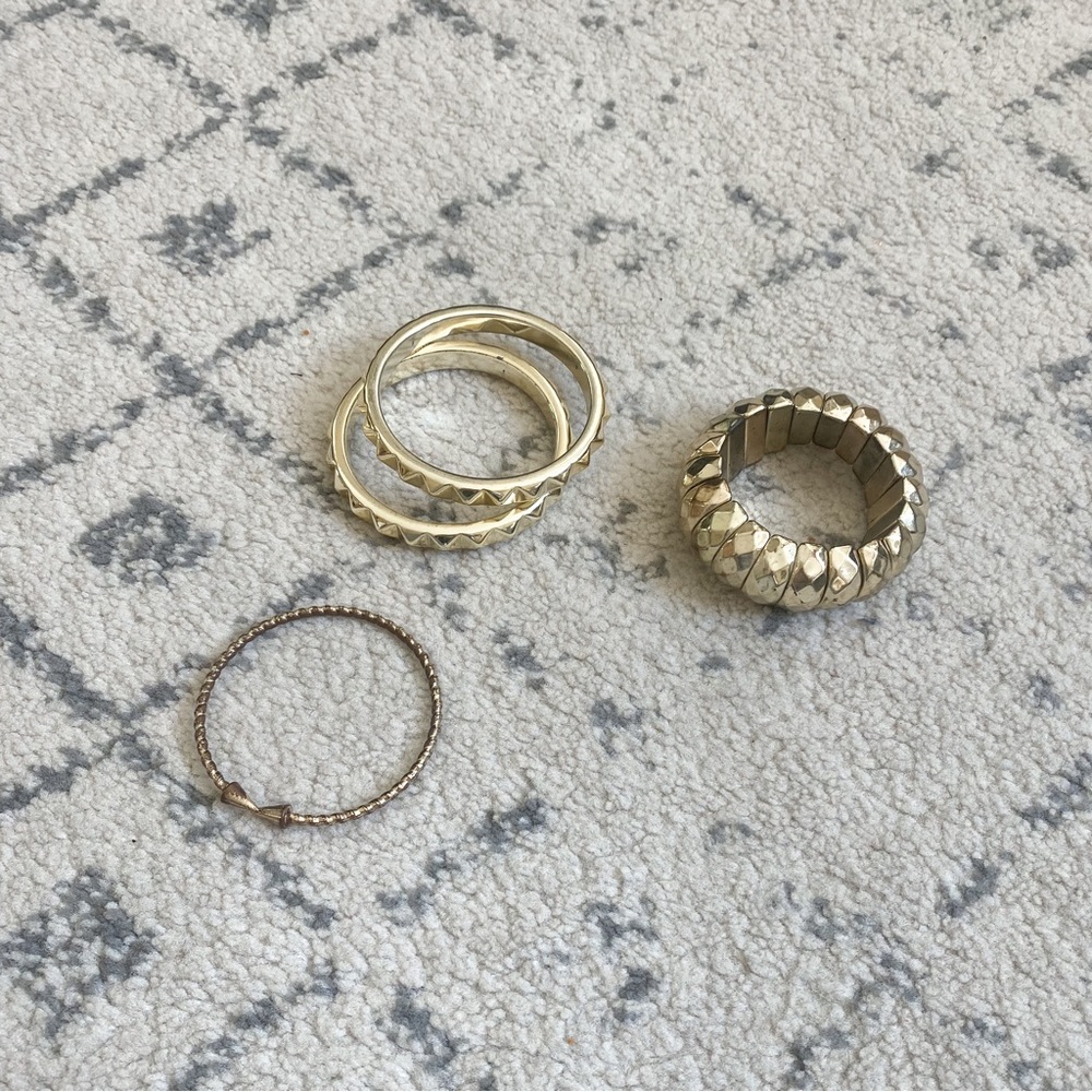 Gold bracelets
